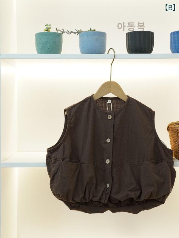 キッズ ベスト 男の子 女の子 春秋 子供服 薄手 コットン 前開き 無地 おしゃれ かわいい 90 100 110 120 130 140