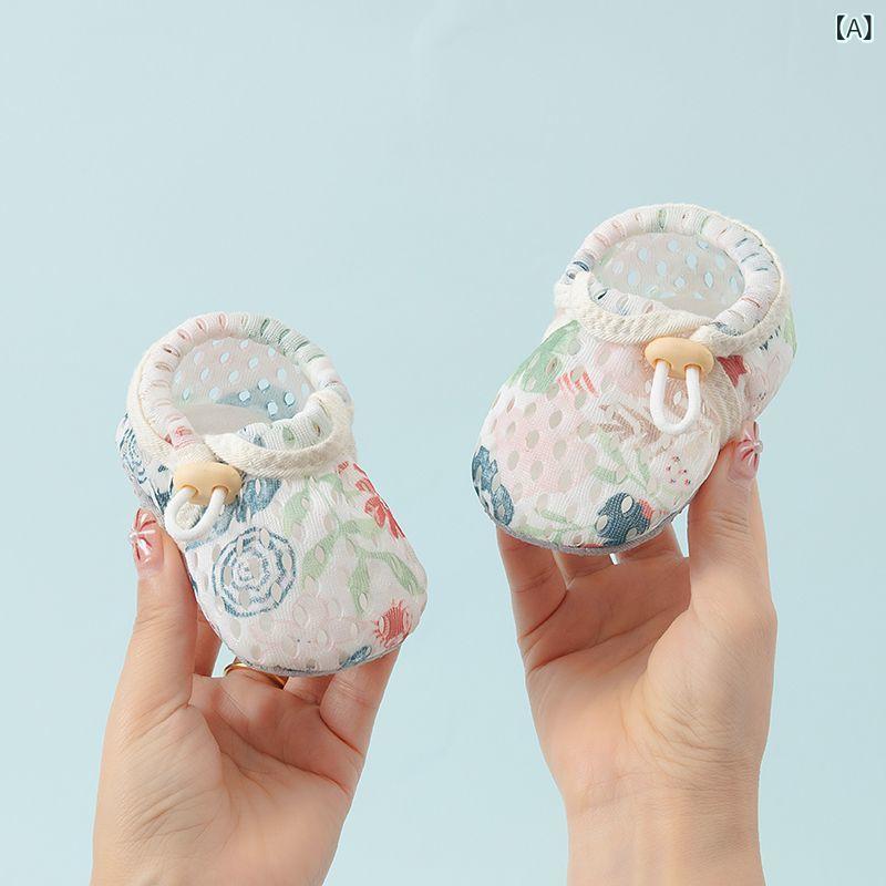 靴下 キッズ ベビー 子供用 滑り止め付き フロアソックス 綿 メッシュ 通気性 薄手 室内 部屋着 ルーム..