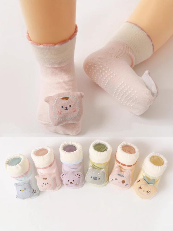 靴下 キッズ ベビー 滑り止め付き ソックス 春秋 冬 1歳 2歳 3歳 綿混 フロアソックス 男の子 女の子 かわいい おしゃれ