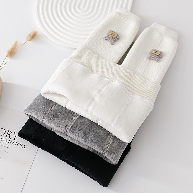 子供服 レギンス 秋冬 加絨 加厚 綿 女の子 女児 幼児 ベビー 保温 スパッツ 外着 かわいい アニマル柄 70 80 90 100cm