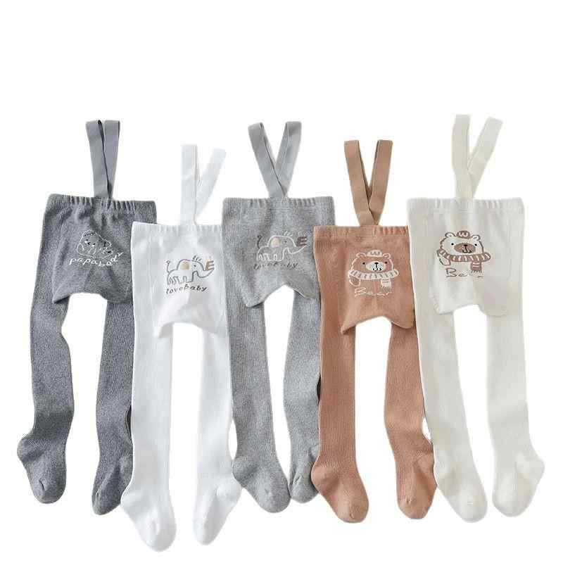 靴下 キッズ ベビー 春秋 腹巻付き コットン 連体タイツ 男女兼用 乳幼児 サスペンダーパンツ PP 幼児用 レギンス