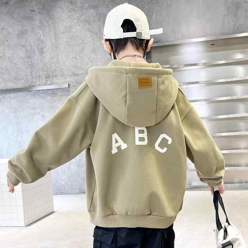 キッズ アウター 男の子 秋物 フード付き ジャケット 長袖 スポーツ ボーイズ 子供服 ミドル丈 110 120..