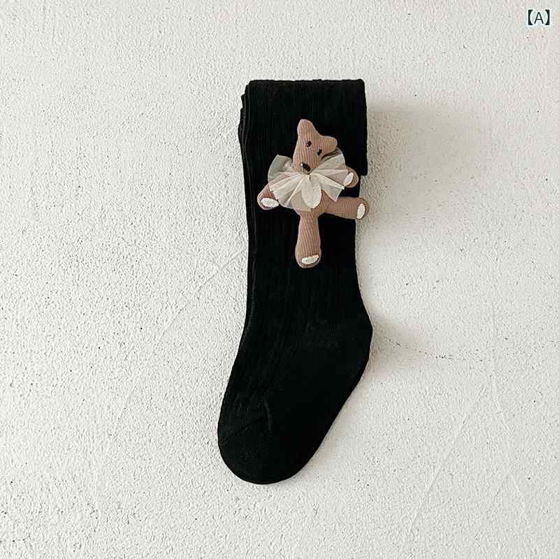 子供用レギンス ガールズ 春秋 連襪 ベビー 9分丈 パンツ 薄手 ミドルウェイト Aクラス コットン かわ..