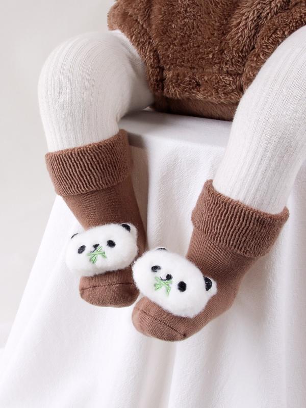 ベビー靴下 滑り止め付き 厚手 新生児用靴下 秋冬用 赤ちゃん 女の子 男の子 かわいい動物柄 幼児 フロアソックス 0歳 1歳 2歳 あったか