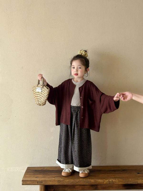 子供服 ジャケット 春秋 男女児兼用 カジュアル 無地 ルーズフィット アウター カーディガン 綿100% シ..