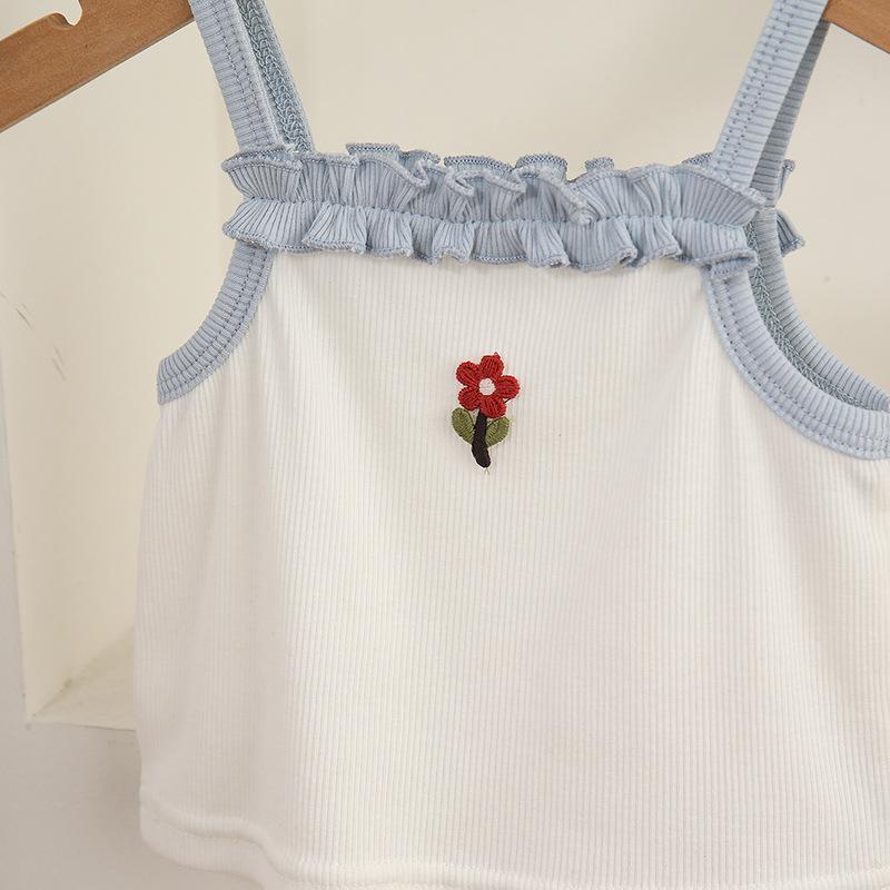 ベビー服 女の子 セットアップ 夏 薄手 キャミソール パンツ 2点セット 70 80 90 かわいい 涼しい コッ..