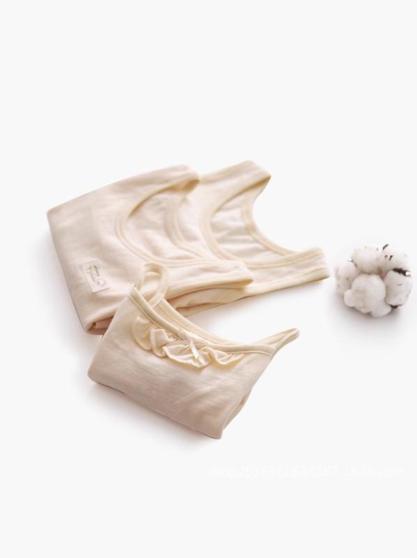 ベビー服 背心 タンクトップ 女児吊带 有机棉 新生児 乳幼児 薄手 通気性 敏感肌 部屋着