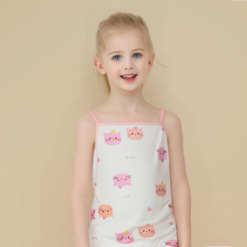 子供用タンクトップ 女の子 モダー
