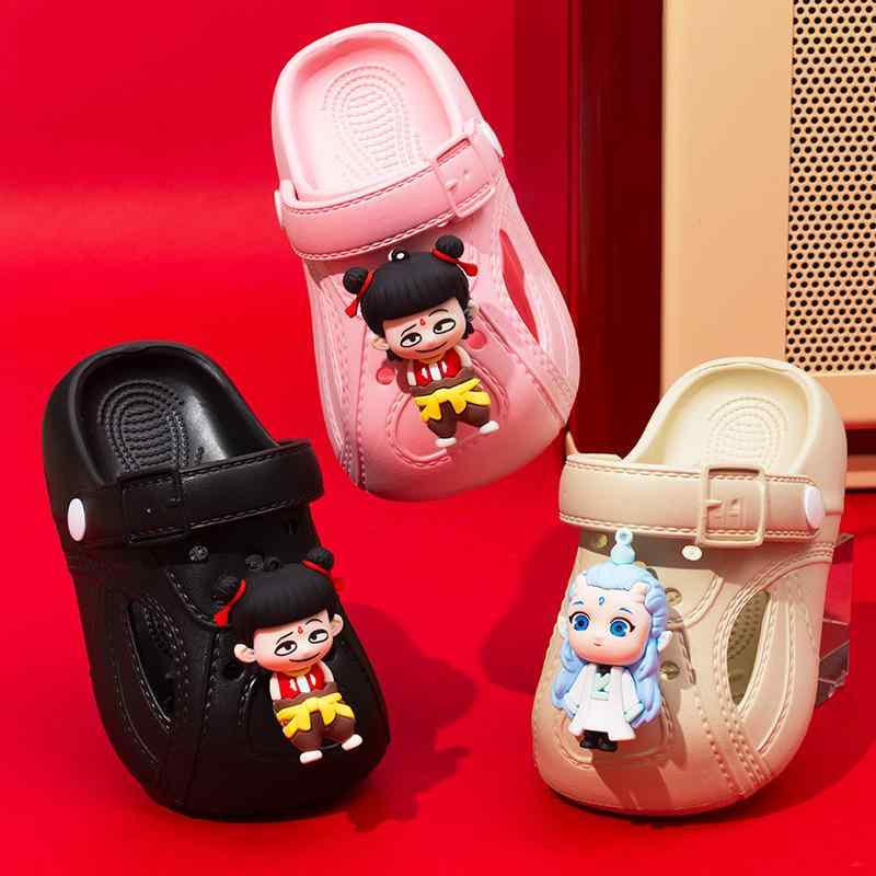 子供用サンダル EVA 漫画 ソフト底 滑り止め ビーチ サンダル 男の子 女の子 ベビー 親子 カートゥーン..