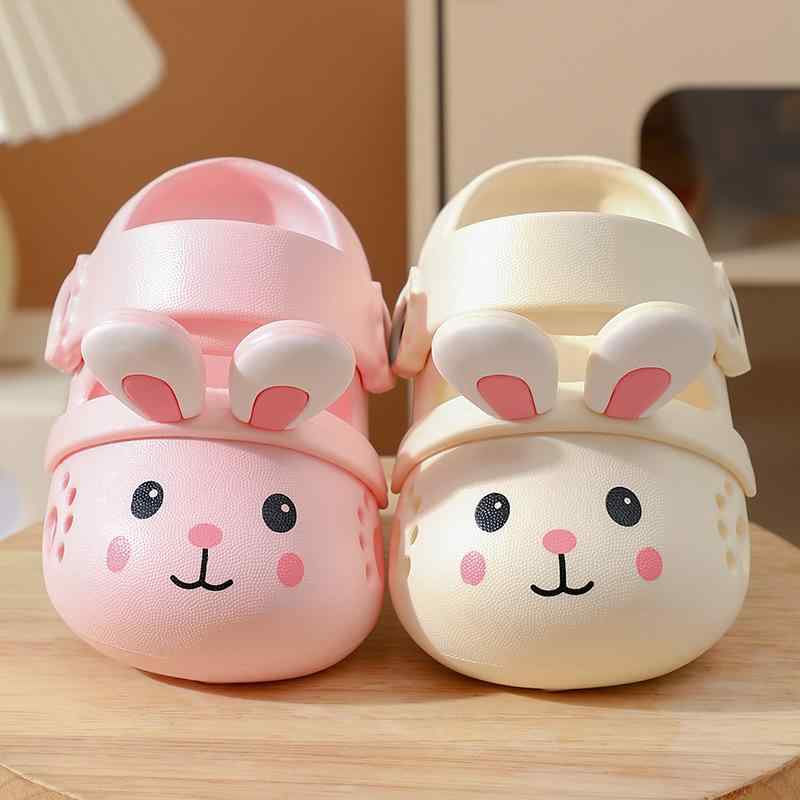 サンダル キッズ 子供靴 EVA スリッパ ルームシューズ 柔らかい 快適 防滑 通気 カートゥーン ウサギ ..