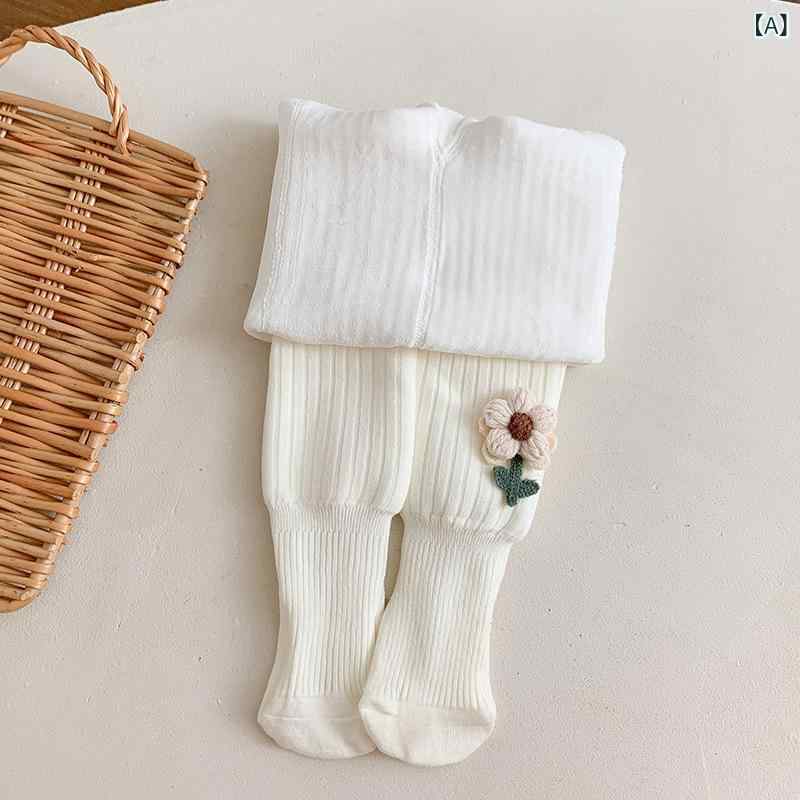 子供用レギンス キッズ 女の子 プリンセス あったか 花柄 裏起毛 厚手 冬 かわいい おしゃれ 綿 75-140cm