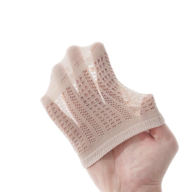 靴下 キッズ ベビー 滑り止め付き ショートソックス 薄手 メッシュ 通気 吸汗 無地 3足セット 春夏