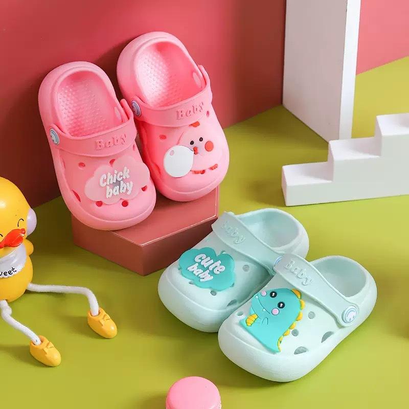 子供 サンダル ベビー 幼児 キッズ 男の子 女の子 ルームシューズ スリッパ 滑り止め 柔らかい PVC 春夏 かわいい 動物 キャラクター イエロー ブルー ピンク