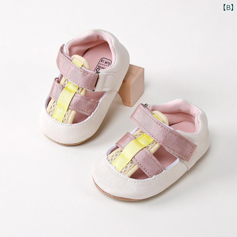 ベビー サンダル 男の子 女の子 ベビーシューズ 0歳 1歳 夏 涼しい 柔らかい 滑り...