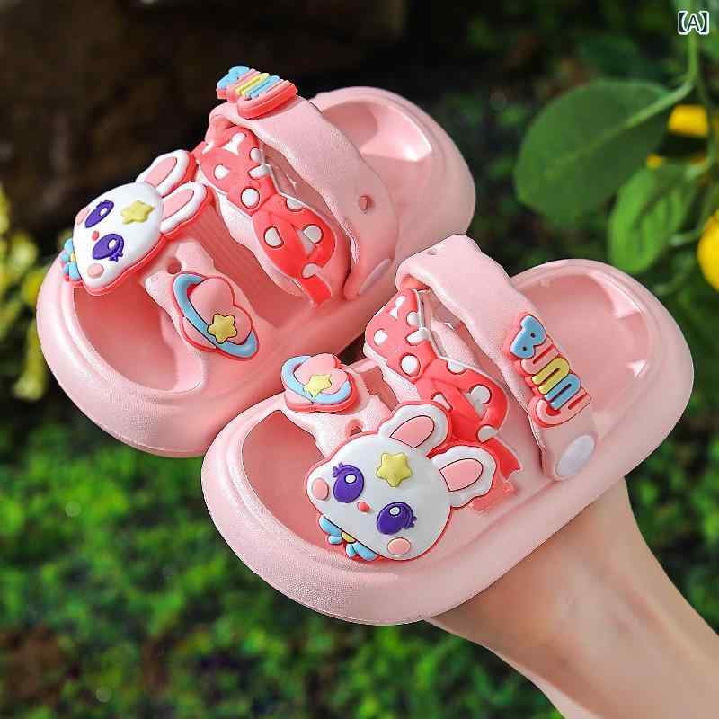 サンダル キッズ 女の子 ベビー 子供 EVA 柔らかい 滑り止め かわいい カートーン キャラクター 夏 プ..
