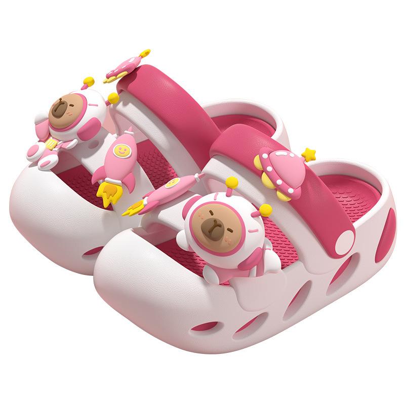 サンダル キッズ 子供 男の子 女の子 カートン カピバラ 滑り止め 柔らかい EVA ベビー 幼児 小学生 1..