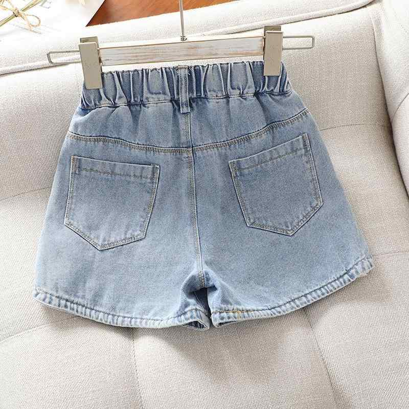 子供服 デニムショートパンツ 女の子 薄手 短パン キュロットスカート キッズ ガールズ 中学生 春夏 ブルージーンズ