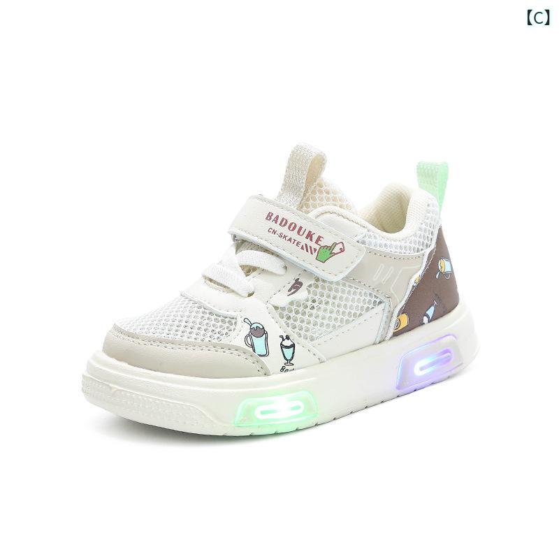 キッズ スニーカー 子供靴 男の子 女の子 運動靴 春夏秋 軽量 通気性 滑り止め ローカット カジュアル 普段履き ピンク系 ブルー系 カーキ色 4歳 5歳 6歳