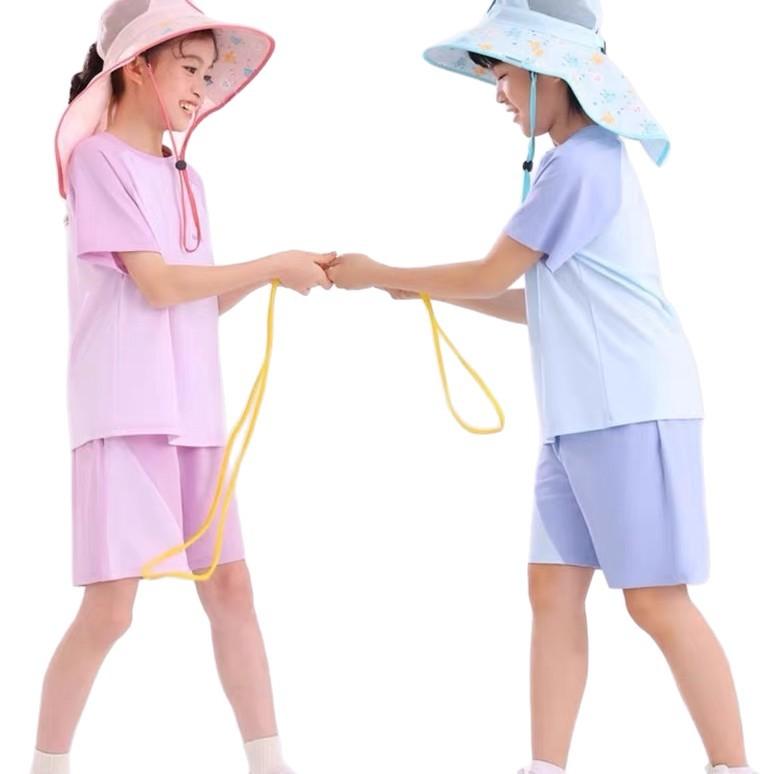 子供用 速乾 スポーツウェア セットアップ 半袖 短パン ナイロン Tシャツ 中高学年 ランニング トレーニング ウェア 薄手 軽量 通気性 吸湿性 伸縮性 春夏(4.0)