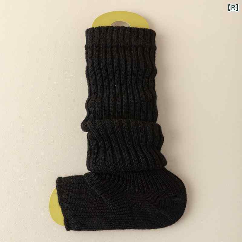 靴下 レディース レッグウォーマー 秋冬 厚手 ニット 美脚 あったか 冷え対策 中筒丈 婦人 ソックス ショートブーツ 小皮鞋