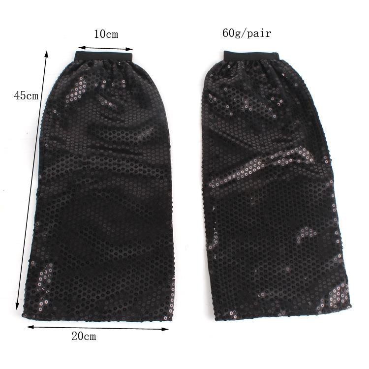 靴下 レディース ソックス 舞台衣装 スパンコール レッグウォーマー セクシー 黒色 パープル 梅紅色 白..