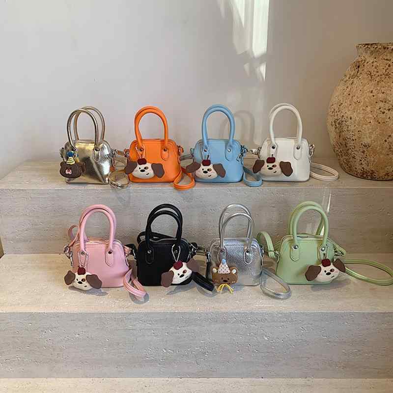 キッズ バッグ 女の子 ショルダーバッグ ミニバッグ ハンドバッグ 斜めがけバッグ かわいい おしゃれ PU レザー 通学 遠足 お出かけ オレンジ ブルー グリーン ゴールド ピンク ブラック ホワイト シルバー