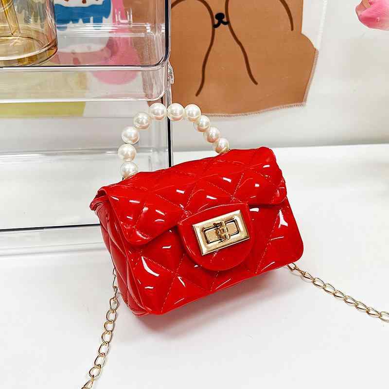 子供用バッグ 女の子 PVC ハンドバッ