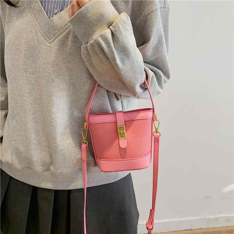 バッグ レディース バケットバッグ ミニ ハンドバッグ ショルダーバッグ 斜めがけ かわいい PU レザー ..