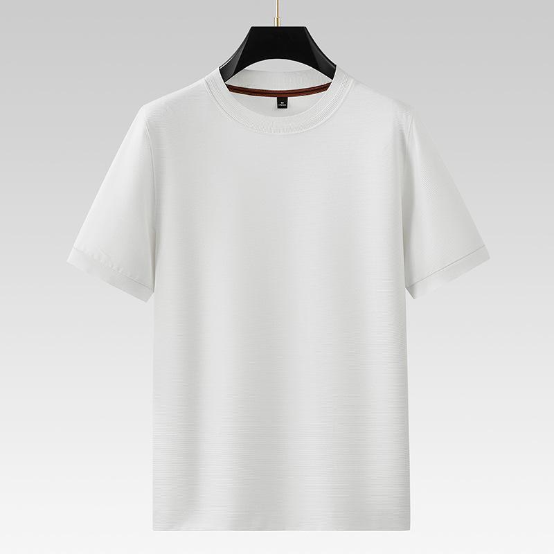 Tシャツ メンズ 男性用 大きいサイズ 半袖 ニットソー カットソー トレーナー トップス 無地 春秋 薄手 ゆったり 普段使い 部屋着