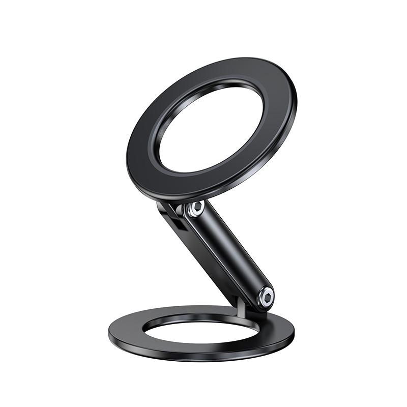 スマホスタンド 強力磁気吸着 卓上 スマートフォンホルダー 銀色 合金製 スマホ 携帯 スタンド ホルダー(2.0)