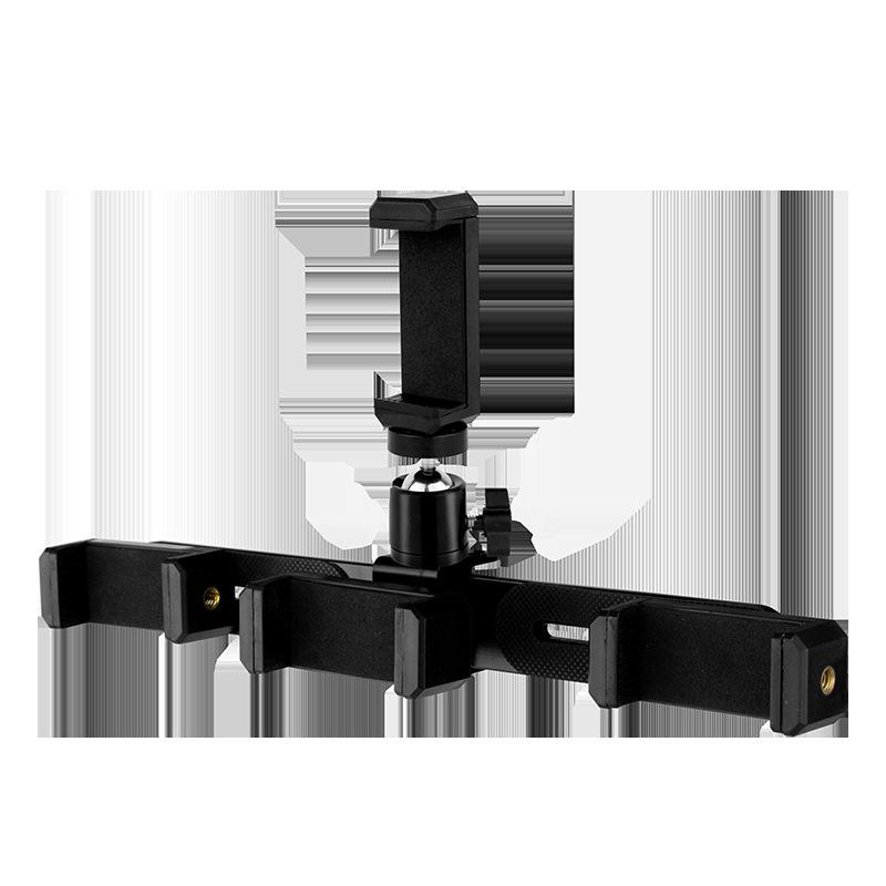 スマホ タブレット スタンド 金属製マルチアングル 雲台 ホットシュー ネジ スマートフォン クリップ ホルダー