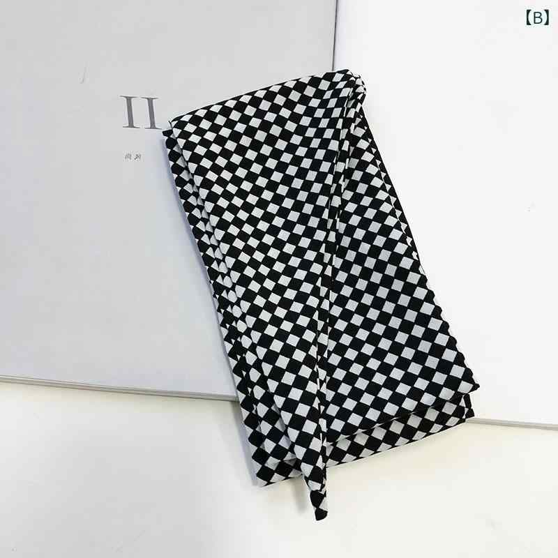 マフラー レディース 春秋 格子柄 薄手 スカーフ おしゃれ かわいい 普段使い 旅行 首巻き ストール ポリエステル