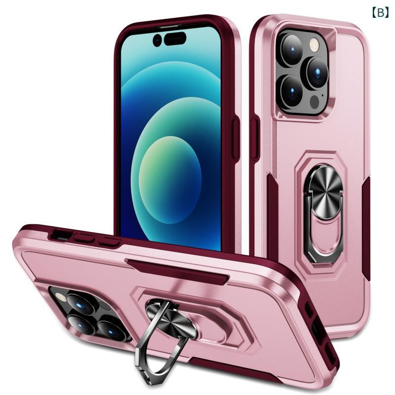 スマホケース iPhone 携帯ケース スタンド機能付き 白 ピンク 黒 赤 青 緑 パープ...