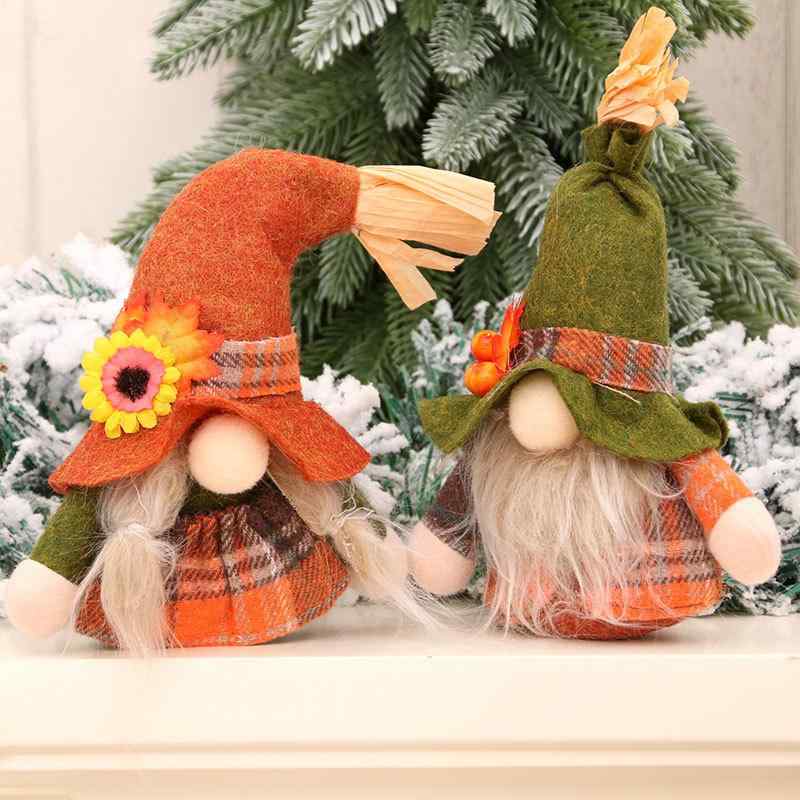 クリスマス人形 無顔 サンタクロース人形 ぬいぐるみ 贈り物 ギフト スタンド ドー...