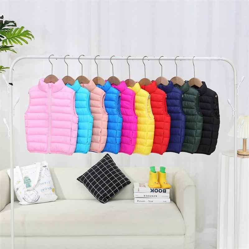 ・スタイル: 百搭・適合年齢: 中小童(3~8歳，100~140cm)・適合季節: 春秋, 冬季, 春季, 秋季・面料工芸: 塗層, 柔軟処理・款式: 開衫・图案: 纯色・厚さ: 薄款・フード: 無し・実写有無: 実写、モデル無し・在庫: 有り・元素: 可愛い, 開衫, イギリス風, トレンド, キャンディ・AQL検査標準: 2.5・平ミシン針間隔: 12~14針/3cm・毛玉処理: 全て処理済・生地名称: ナイロン・主生地成分: ポリエステル繊維(ポリエステル)・主生地成分含有量: 100%・安全レベル: C類・閉鎖様式: ジッパー・インナータイプ: 綿インナー・詰め物: ポリエステル繊維(ポリエステル)・カラー: ブラック, レッド, ピンク, ネイビー, ロイヤルブルー, シアン, ローズレッド, ライトピンク, イエロー, ダークグリーン・適合身長: 110cm, 120cm, 130cm, 140cm, 150cm・製品カテゴリ: 子供用ベスト