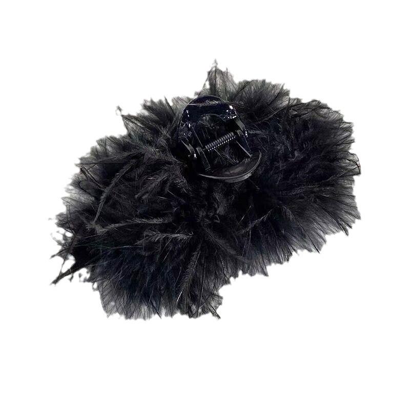 ヘアクリップ レディース かわいい フェザー 麦穂 羽根 バンスクリップ ヘアアクセサリー 髪留め 髪飾り オシャレ ガーリー ドリーミー