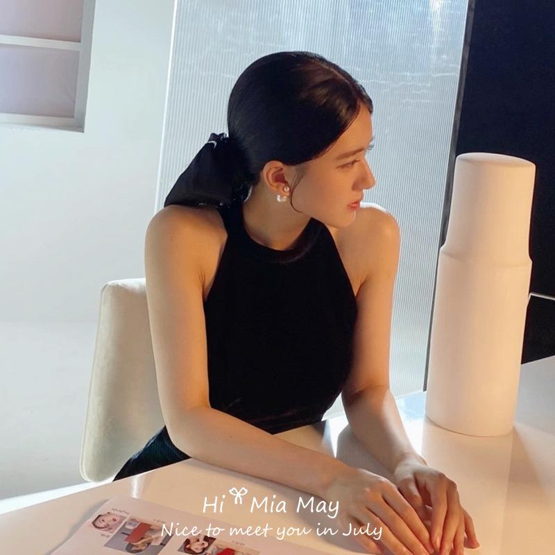 Valletta, Pattin - ヘアクリップ レディース バレッタ 髪飾り 蝶結び ヘアアクセサリー ブラック スプリング エレガント ファッション雑貨