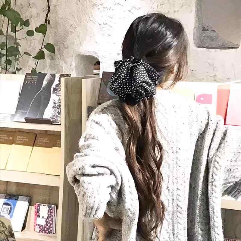 ヘアクリップ レディース かわいい 水玉 ドット柄 バンスクリップ 髪留め ハーフアップ ポニーテール ..
