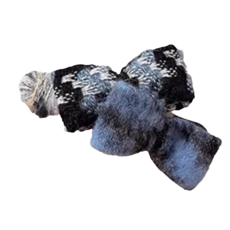 ヘアアクセサリー レディース ヘアクリップ 髪留め バレッタ 大きめ 蝶々 リボン 髪飾り 後頭部 グレー..