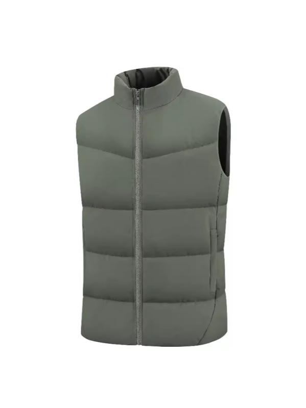 ベスト 男性用 ダウンコットン 中綿入り チョッキ アウター 保温性 青年 合体 聚酯纤维 ポリエステル ブラック アイボリー カーキ M L XL XXL XXXL 4XL 5XL