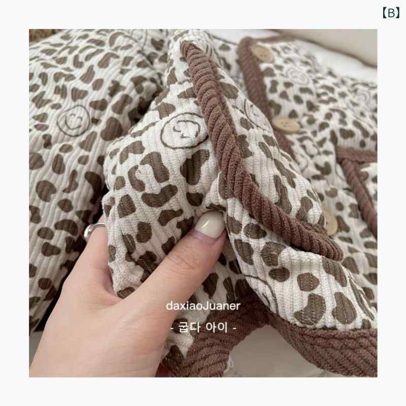 子供服 アウター 秋冬 子供用 ブラウン 花柄...の紹介画像2