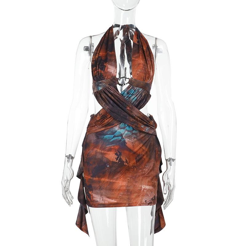 ワンピース レディース クリスマス ベルベット キャミソールワンピース 吊りスカート リボン袖 ミニワンピース パーティー ドレス かわいい セクシー ブラック レッド ポリエステル アシンメトリー 秋冬