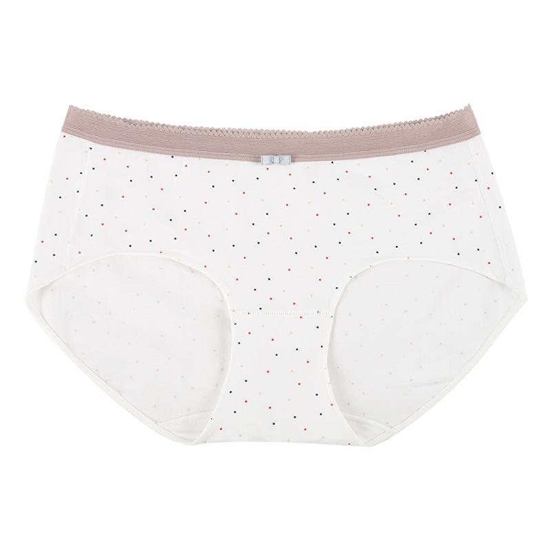 パンツ レディース ショーツ かわいい コットン 通気性 抗菌 シームレス スタンダード スタンダードショーツ 中腰 花柄 普段使い