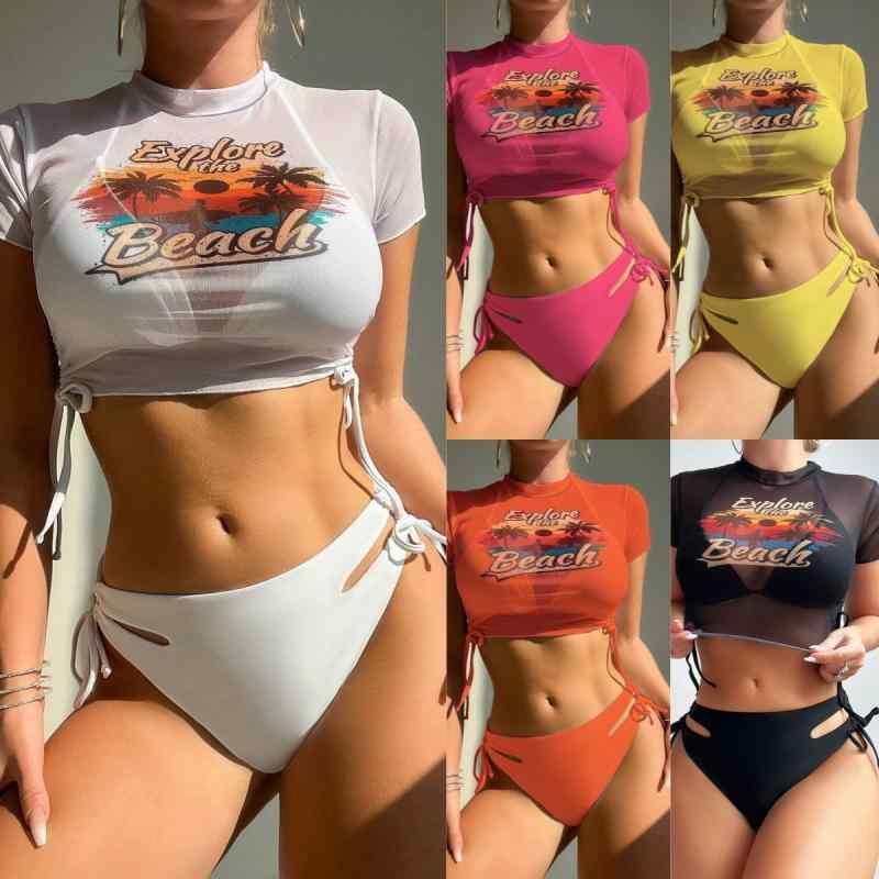 水着ビキニ検索結果｜水着 レディース 女性用 セパレート ビキニ 体系カバー ビーチ ウェア スイムウェ...