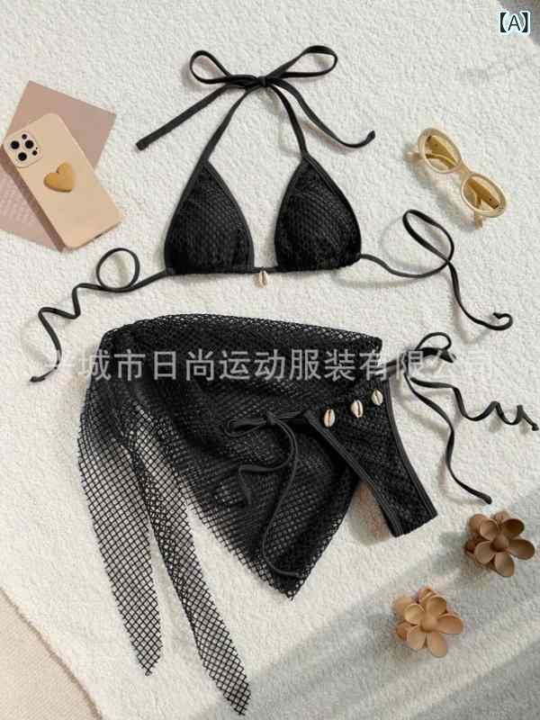 水着ビキニ検索結果｜水着 レディース ビキニ 3点セット セパレート 小胸 盛れる かわいい 欧米風 セク...