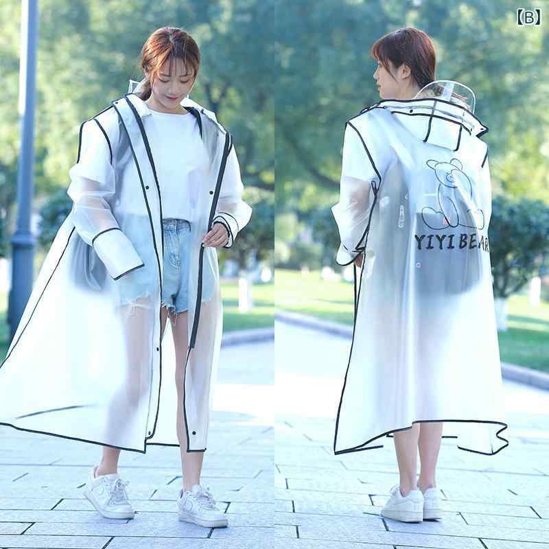 レインコート レディース メンズ 自転車 バイク 電動アシスト自転車 ロング丈 かわいい おしゃれ ツバ付き 防水 撥水 ポンチョ カッパ 合羽 通勤 通学 二重つば 袖あり 手袋付き 収納袋付き