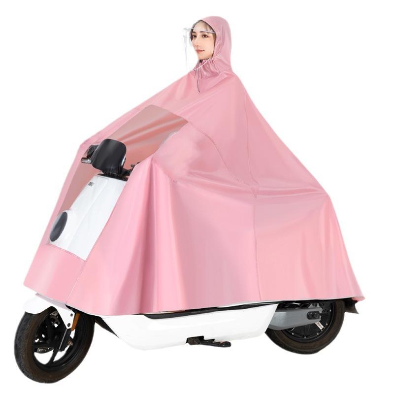 レインコート レディース バイク用 電気自動車用 ロング丈 全身 防水 防災 大人用 オートバイ 雨具 カ..
