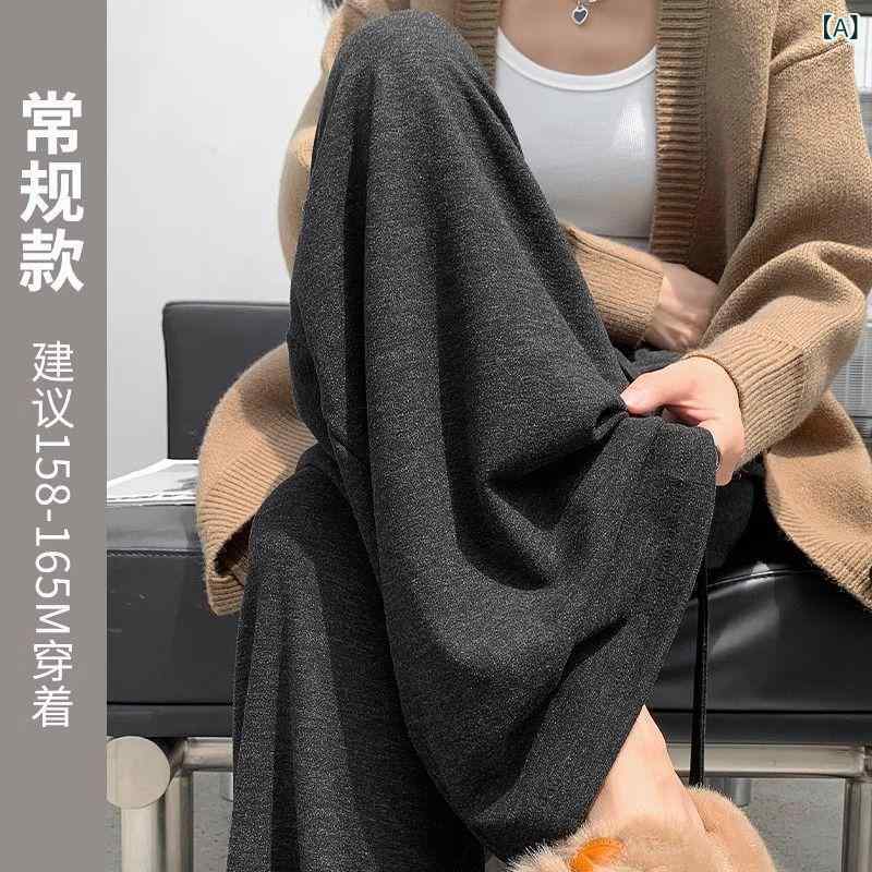 パンツ レディース 大きいサイズ 春秋 接触冷感 ゆったり ストレートパンツ ポリエ...