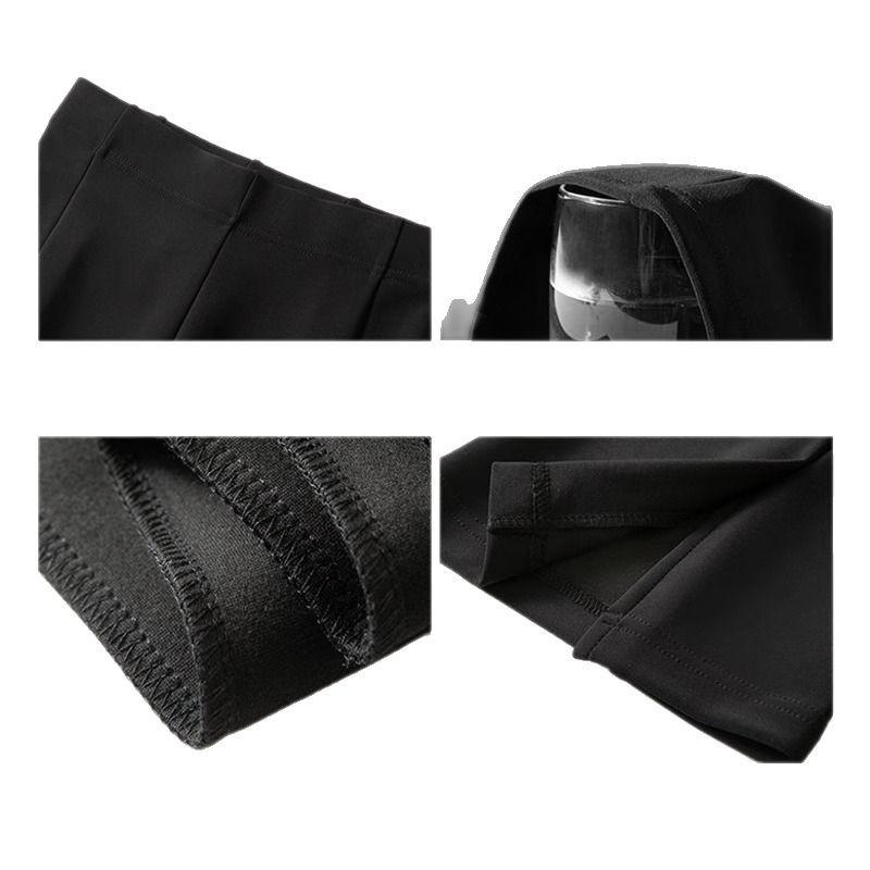 パンツ レディース 黒色 微喇叭 スラックス 春夏 薄手 ハイウエスト 美脚 小柄向け ベルボトム ストレッチ 快適 普段使い 通勤