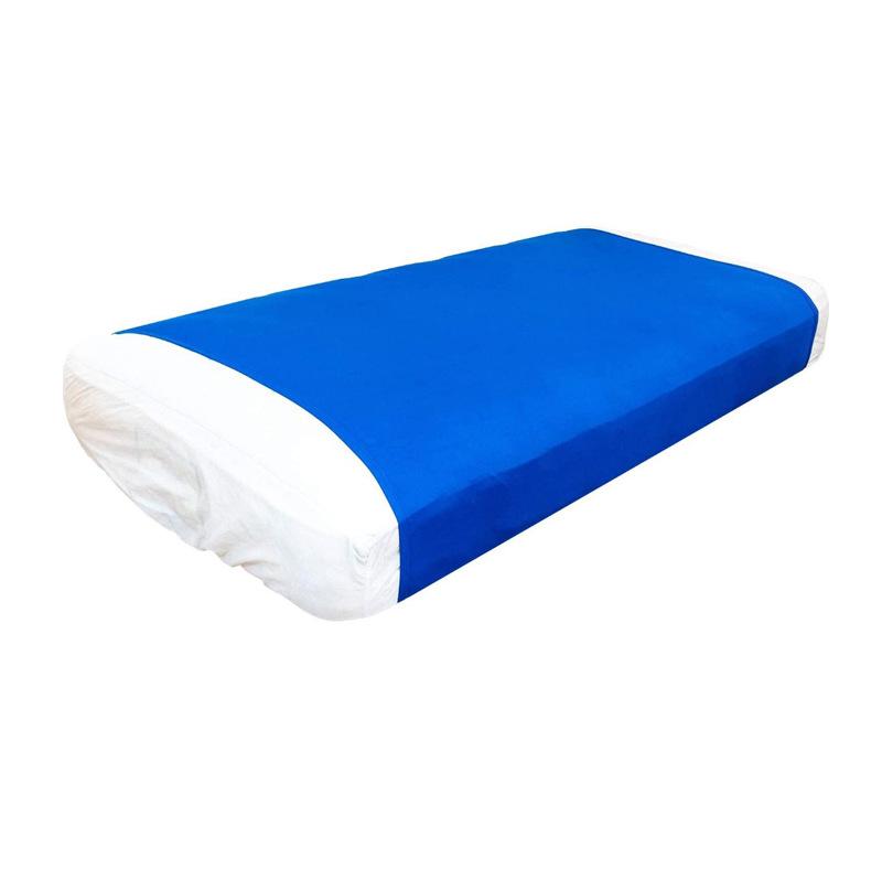 寝具 子供用 圧縮シーツ ブランケット 快眠 ストレス軽減 睡眠サポート 青色 伸縮性 吸湿性